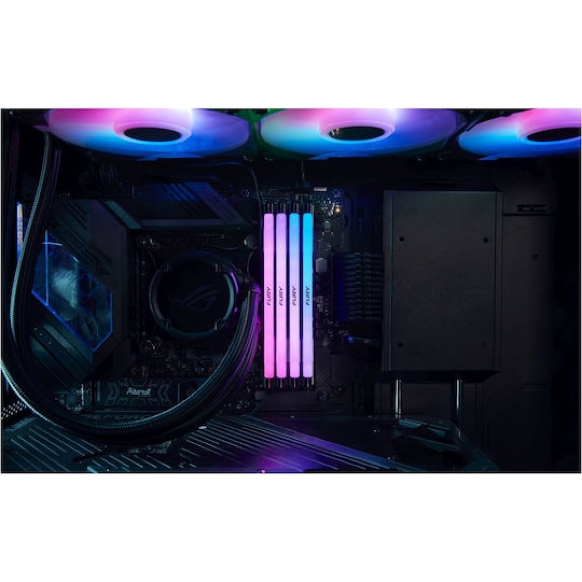 Kingston Fury Renegade RGB DDR5 32GB RAM με 2x16GB Modules και Ταχύτητα 6400 για Desktop