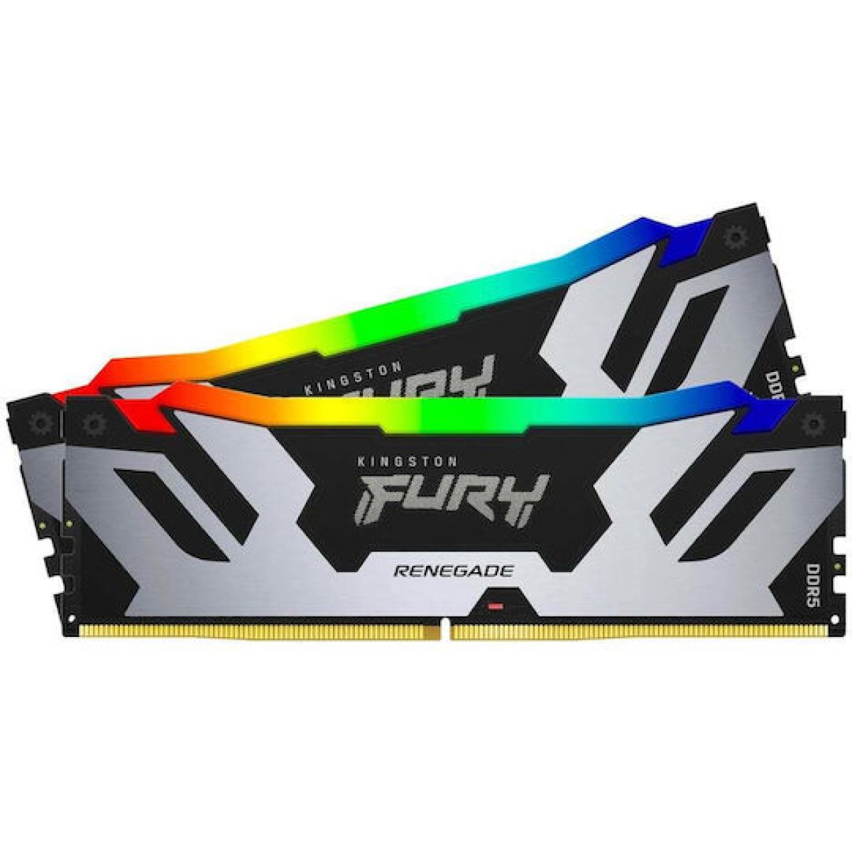 Kingston Fury Renegade RGB DDR5 32GB RAM με 2x16GB Modules και Ταχύτητα 6400 για Desktop