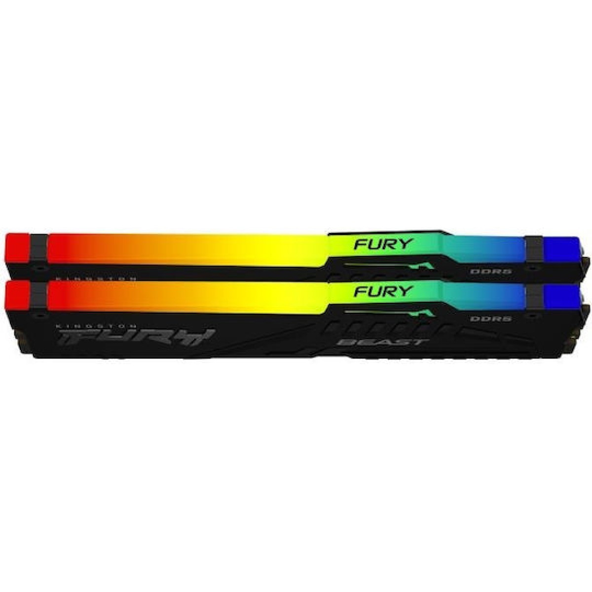 Kingston Fury Beast RGB DDR5 32GB RAM με 2x16GB Modules και Ταχύτητα 5600 για Desktop