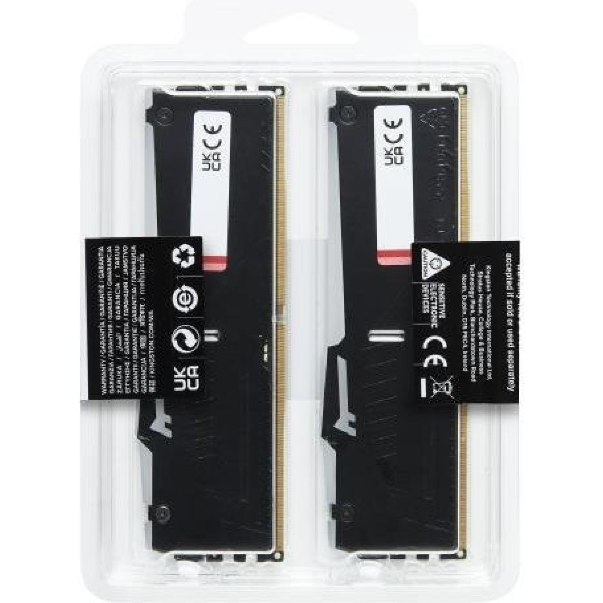 Kingston Fury Beast RGB DDR5 32GB RAM με 2x16GB Modules και Ταχύτητα 5600 για Desktop