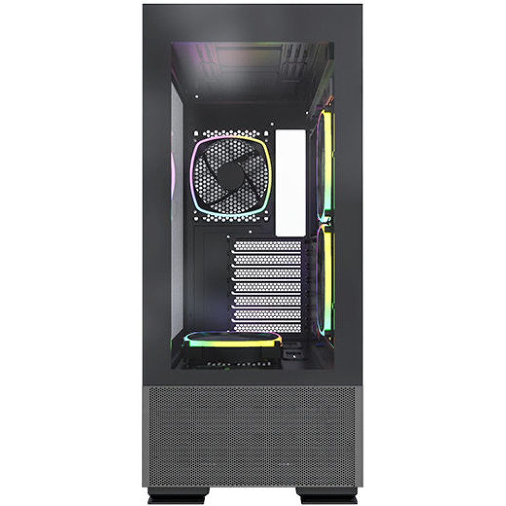 Montech Sky Two Gaming Midi Tower Κουτί Υπολογιστή με RGB Φωτισμό Μαύρο