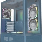 Montech Sky Two Gaming Midi Tower Κουτί Υπολογιστή με Πλαϊνό Παράθυρο και RGB Φωτισμό Μπλε