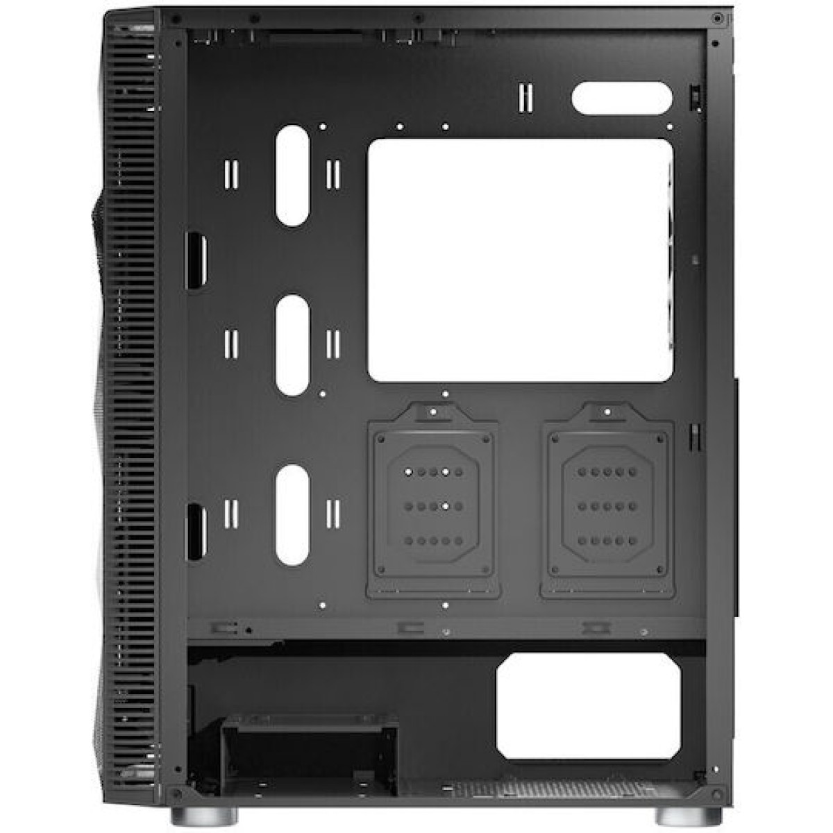 Montech X3 Mesh Gaming Midi Tower Κουτί Υπολογιστή με Πλαϊνό Παράθυρο και RGB Φωτισμό Μαύρο