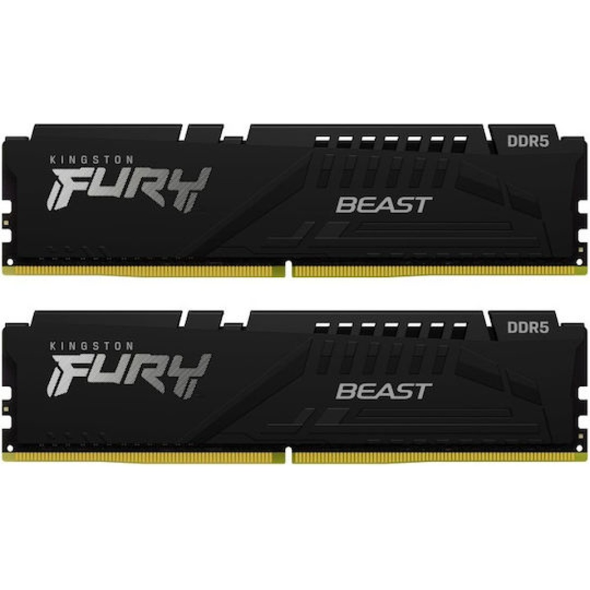 Kingston Fury Beast DDR5 16GB RAM με 2x8GB Modules και Ταχύτητα 5200 για Desktop