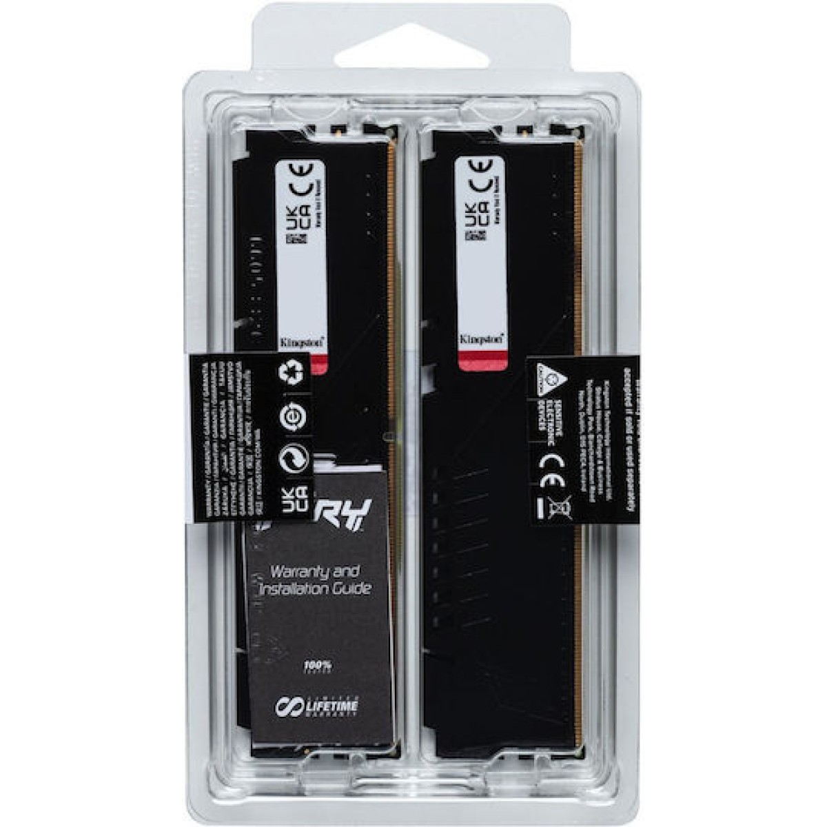 Kingston FURY Beast DDR5 32GB RAM με 2x16GB Modules και Ταχύτητα 6000 για Desktop