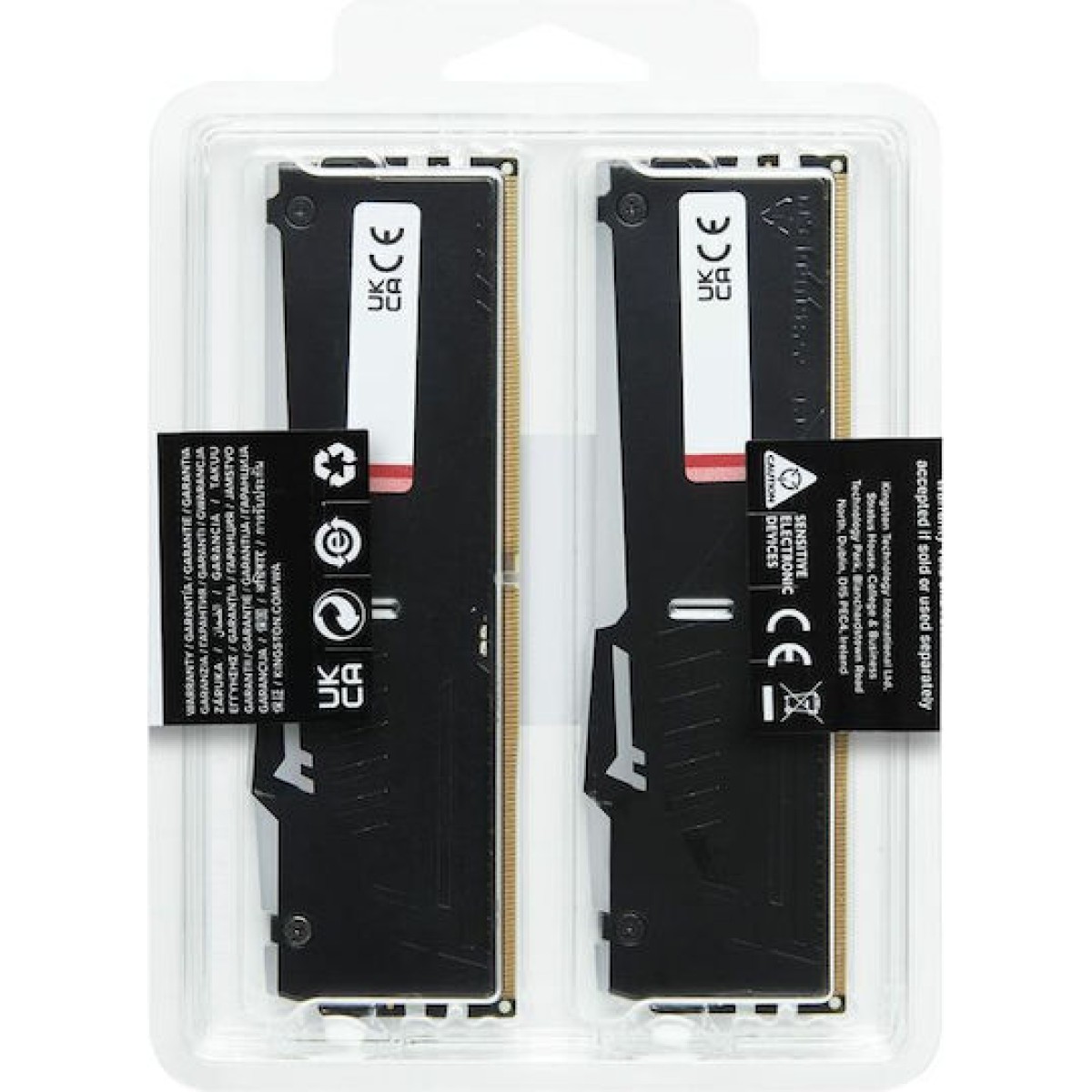 Kingston Fury Beast RGB DDR5 32GB RAM με 2x16GB Modules και Ταχύτητα 6000 για Desktop
