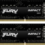 Kingston Fury Impact DDR4 32GB RAM με 2x16GB Modules και Ταχύτητα 3200 για Laptop