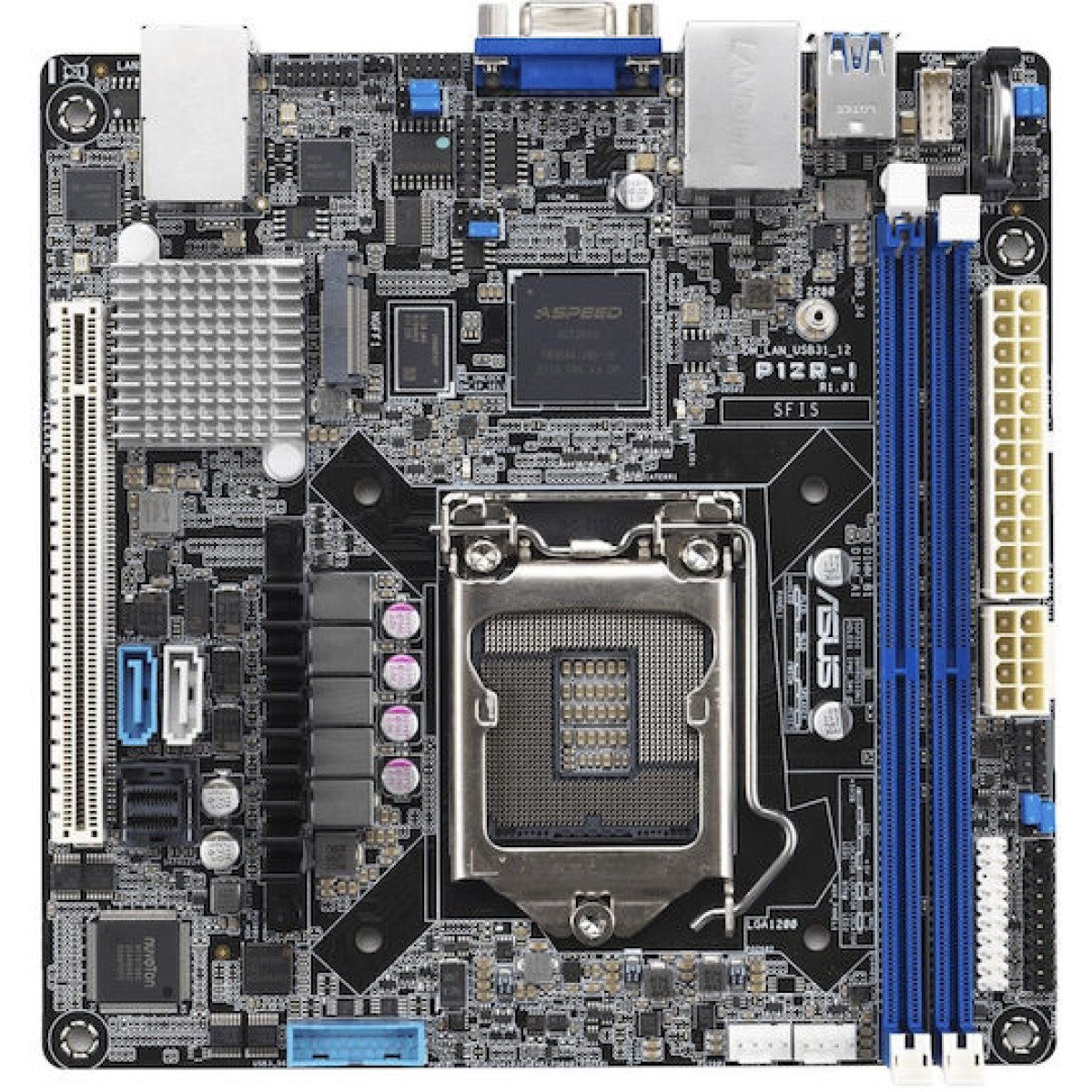 Asus P12R-I Motherboard Micro ATX με Intel 1200 Socket 90SB0A70-M0UAY0