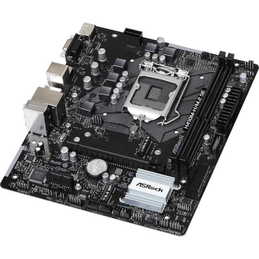 ASRock H410M-H/M.2 SE Motherboard Micro ATX με Intel 1200 Socket