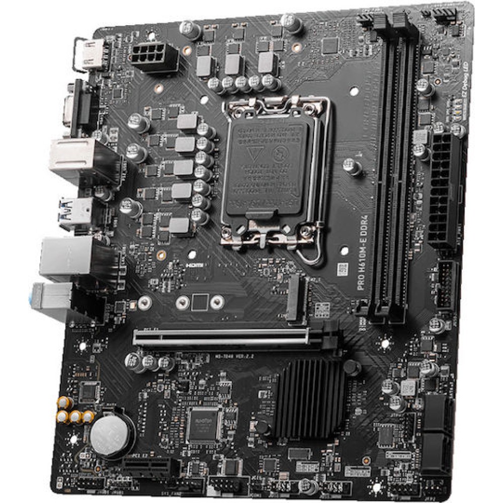MSI PRO H610M-E DDR4 Motherboard Micro ATX με Intel 1700 Socket