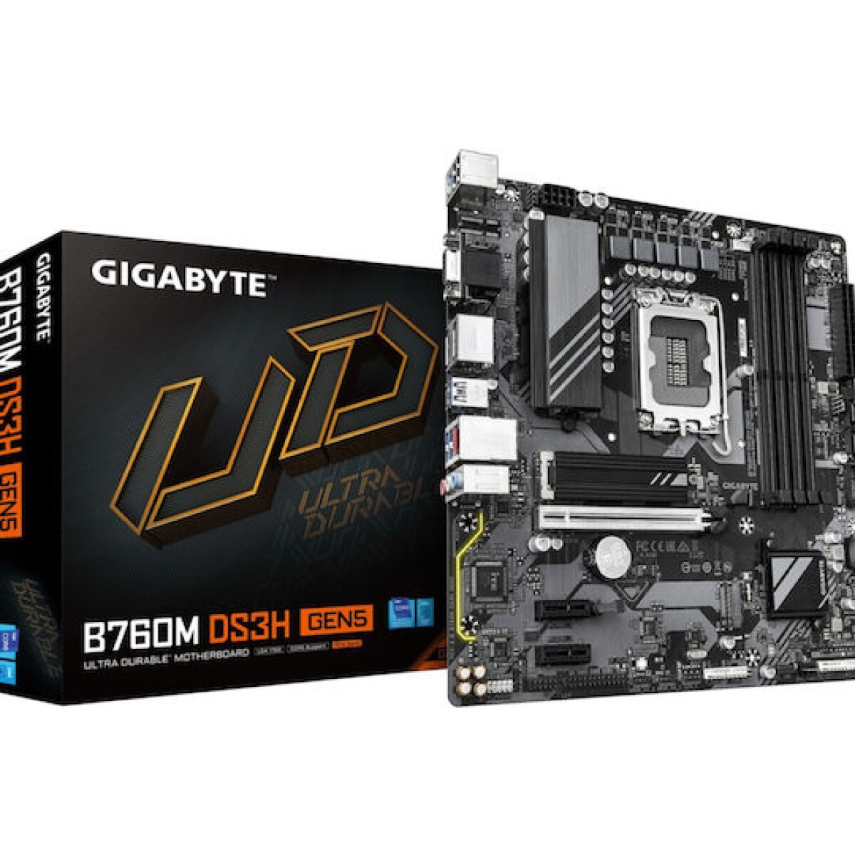 Gigabyte B760M DS3H GEN5 Motherboard Micro ATX με Intel 1700 Socket