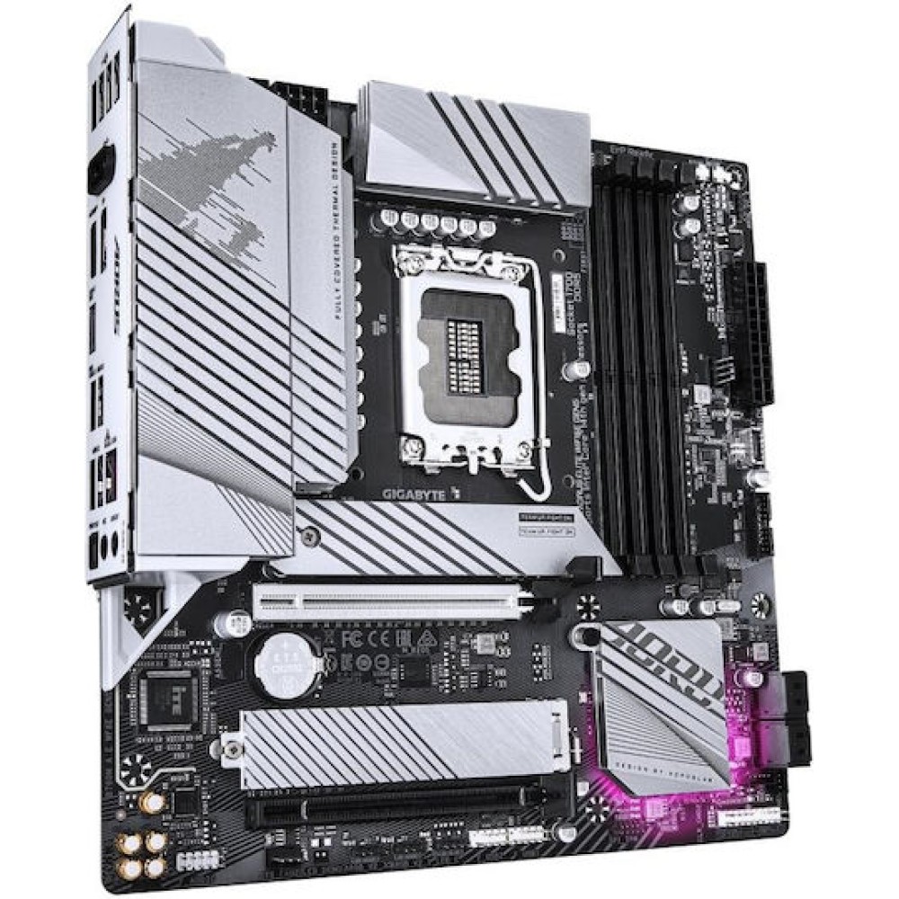 Gigabyte B760M Aorus Elite WIFI6E GEN5 rev. 1.0 Motherboard Micro ATX με Intel 1700 Socket