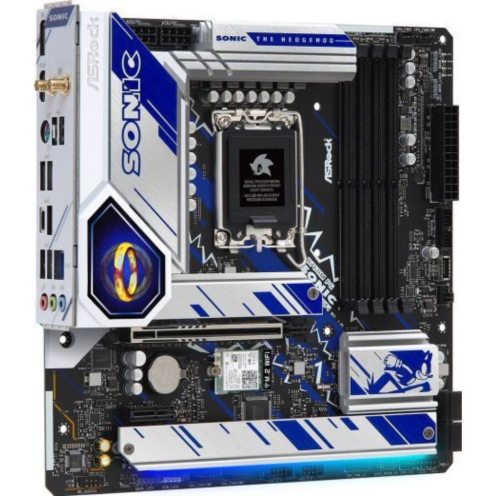 ASRock B760M PG Sonic Wi-Fi Motherboard Micro ATX με Intel 1700 Socket 90-MXBKM0-A0UAYZ
