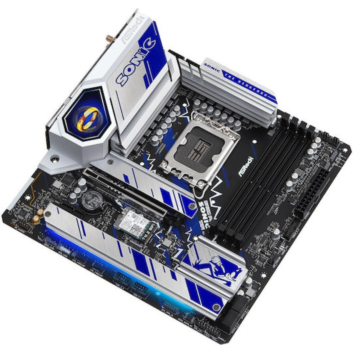 ASRock B760M PG Sonic Wi-Fi Motherboard Micro ATX με Intel 1700 Socket 90-MXBKM0-A0UAYZ