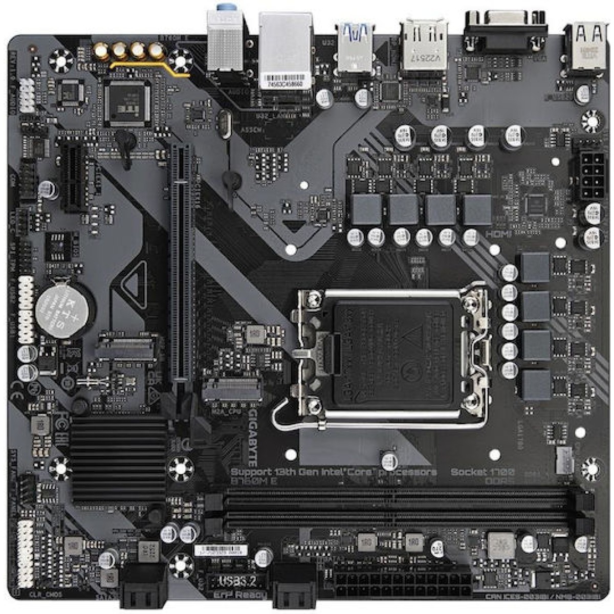 Gigabyte B760M E rev. 1.0 Motherboard Micro ATX με Intel 1700 Socket