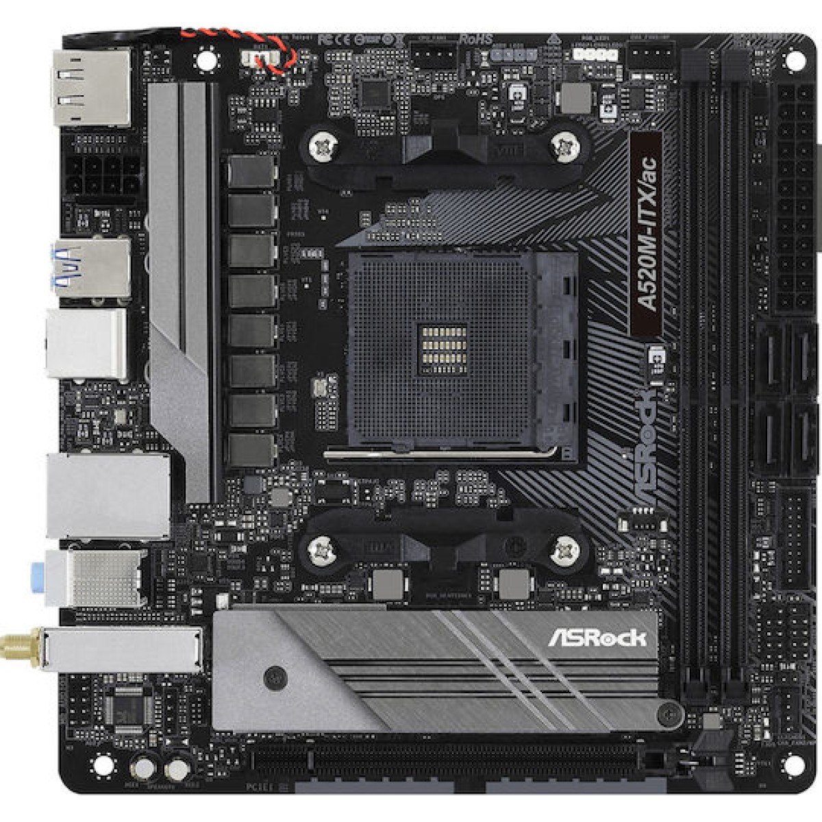 ASRock A520M-ITX/ac Wi-Fi Motherboard Mini ITX με AMD AM4 Socket