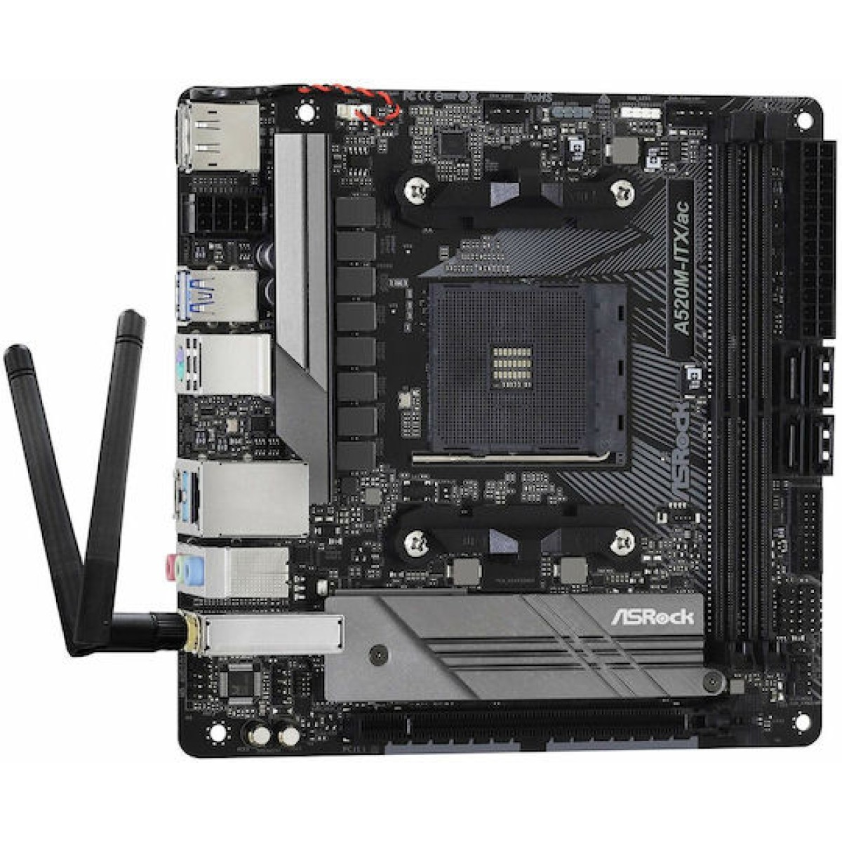 ASRock A520M-ITX/ac Wi-Fi Motherboard Mini ITX με AMD AM4 Socket