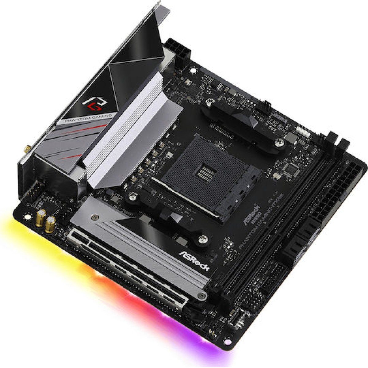 ASRock B550 Phantom Gaming-ITX/Ax Wi-Fi Motherboard Mini ITX με AMD AM4 Socket 90-MXBD40-A0UAYZ