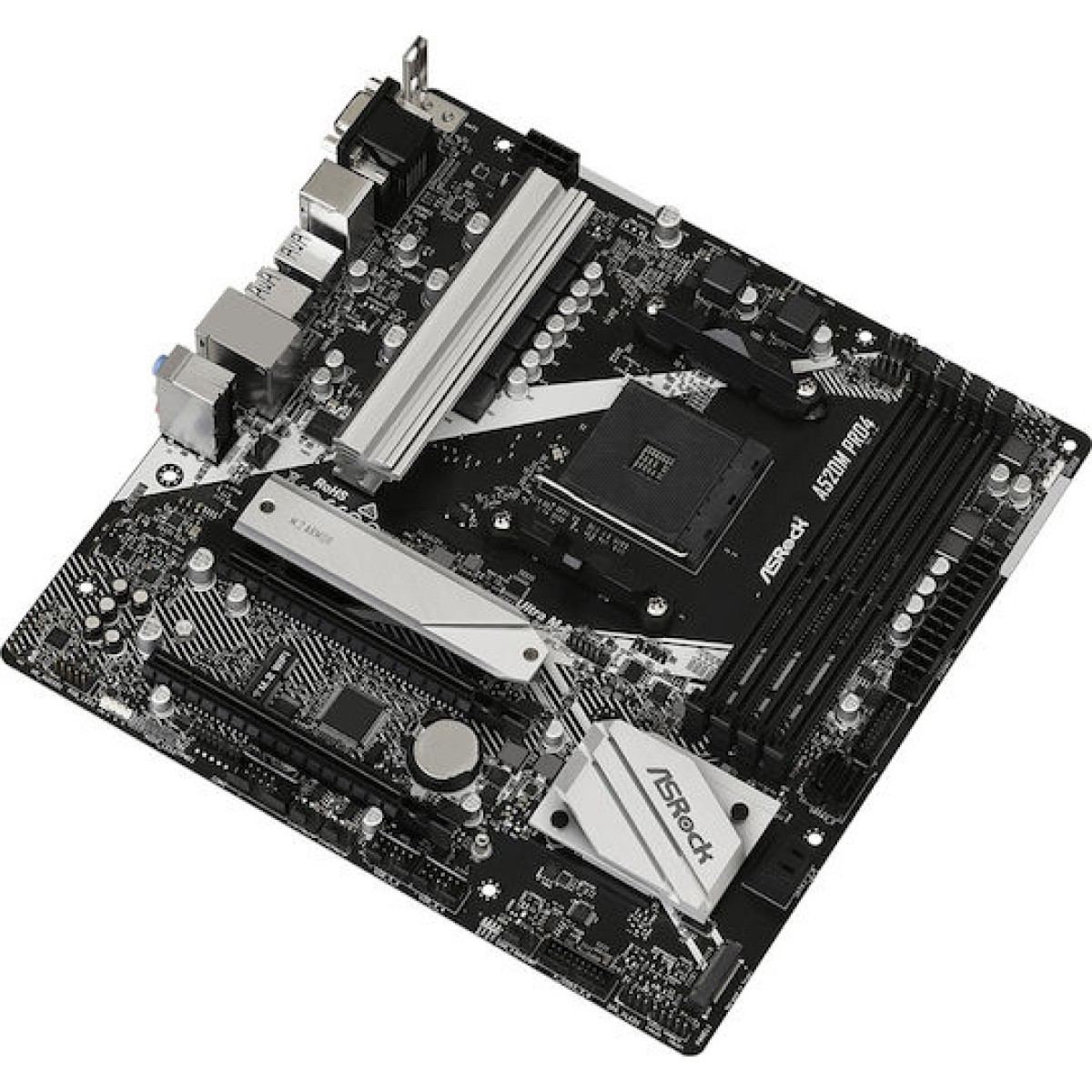 ASRock A520M Pro4 Motherboard Micro ATX με AMD AM4 Socket 90-MXBDU0-A0UAYZ