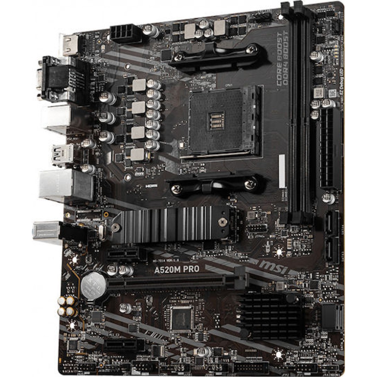 MSI A520M Pro Motherboard Micro ATX με AMD AM4 Socket 7D14-005R