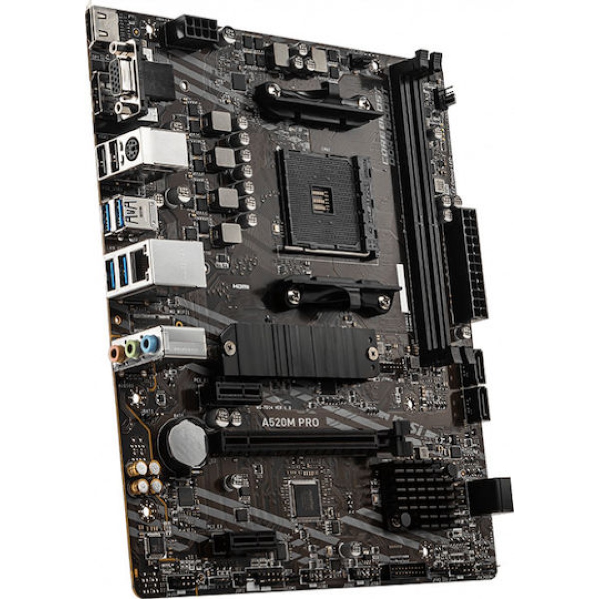 MSI A520M Pro Motherboard Micro ATX με AMD AM4 Socket 7D14-005R