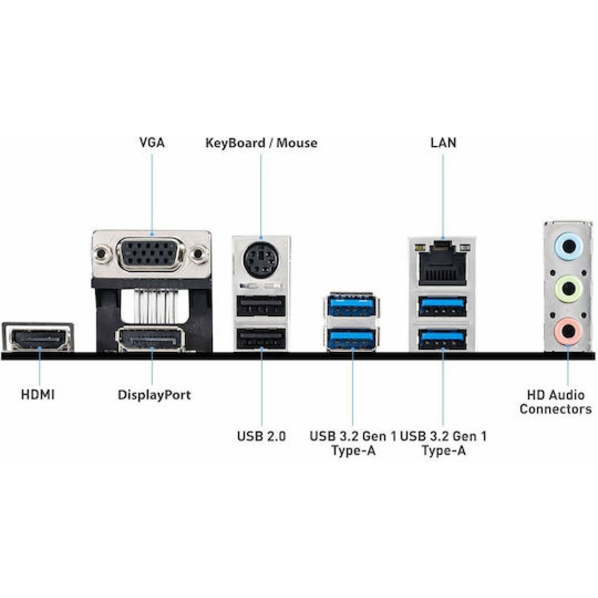 MSI A520M Pro Motherboard Micro ATX με AMD AM4 Socket 7D14-005R