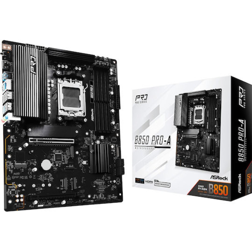 ASRock B850 Pro-A Motherboard ATX με AMD AM5 Socket 90-MXBQM-A0UAYZ
