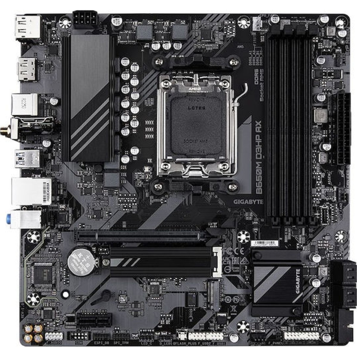 Gigabyte B650M D3HP AX rev. 1.0 Wi-Fi Motherboard Micro ATX με AMD AM5 Socket