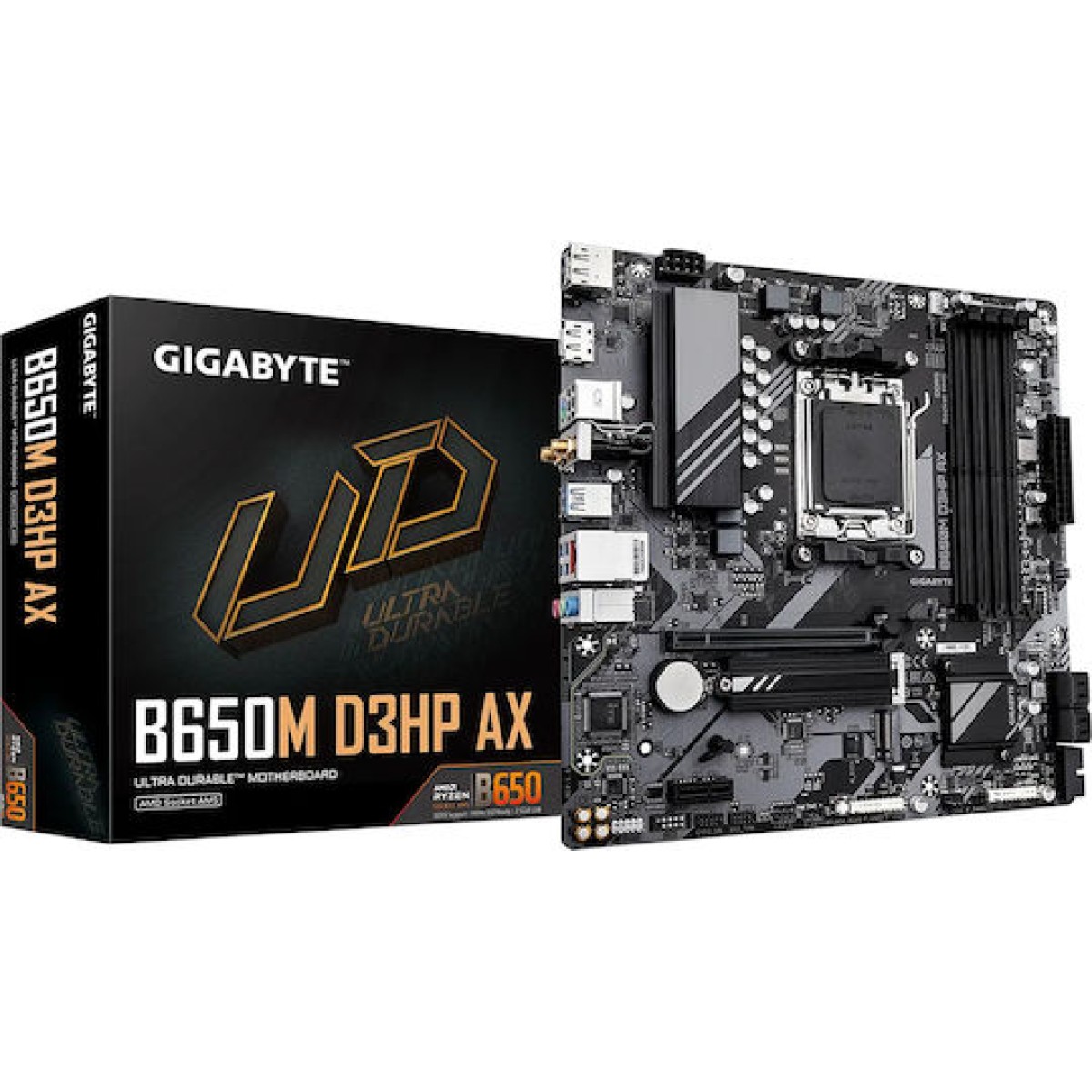 Gigabyte B650M D3HP AX rev. 1.0 Wi-Fi Motherboard Micro ATX με AMD AM5 Socket