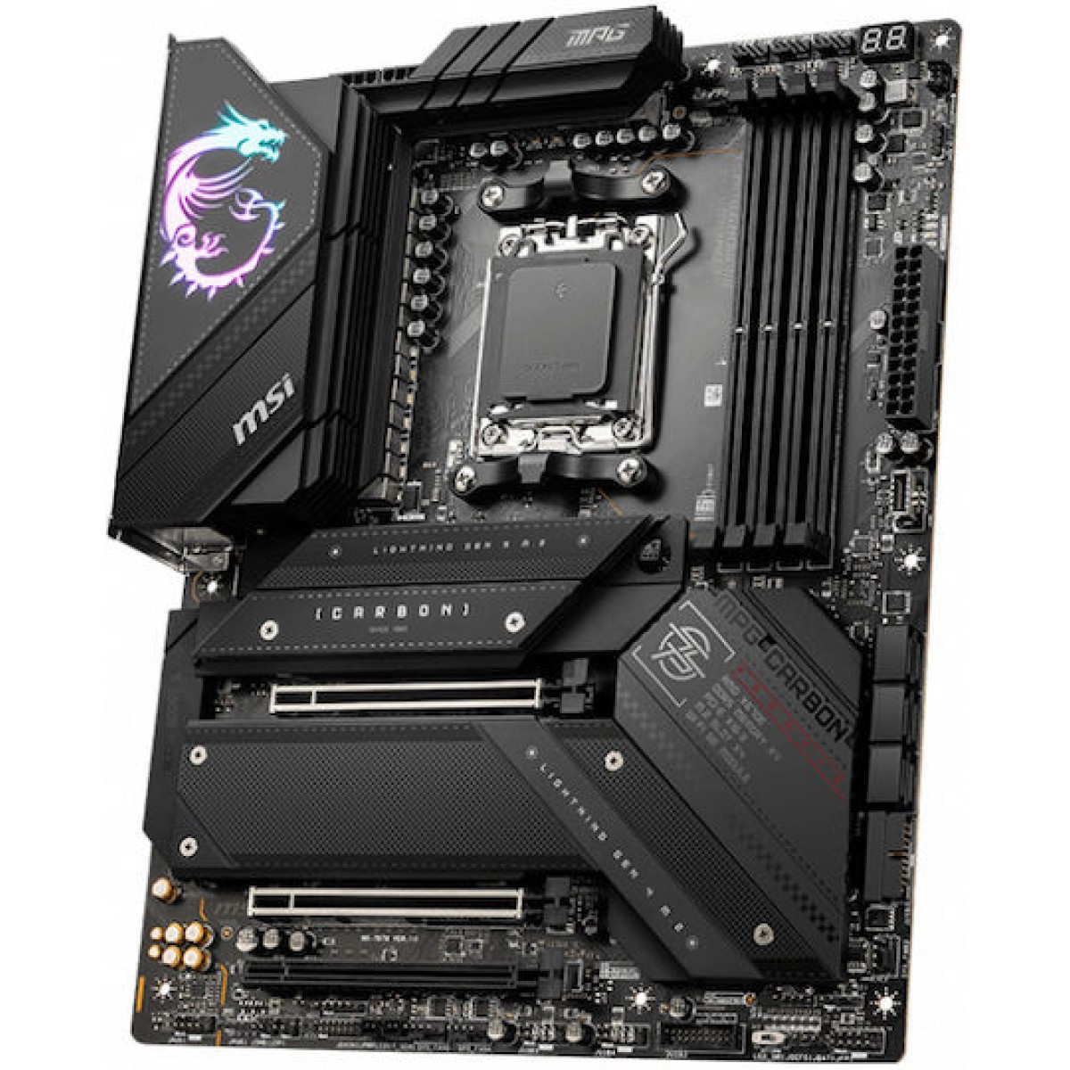 MSI MPG X670E Carbon WIFI Motherboard ATX με AMD AM5 Socket 7D70-001R