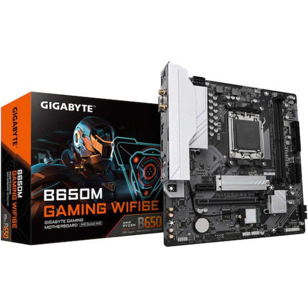 Gigabyte B650M Gaming WIFI6E Motherboard Micro ATX με AMD AM5 Socket