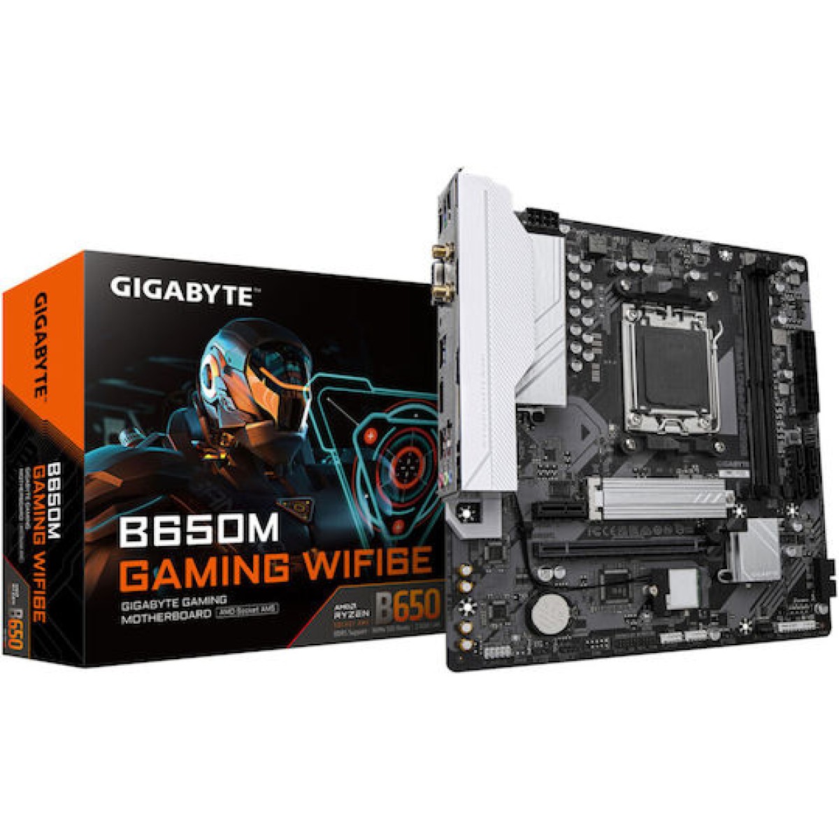 Gigabyte B650M Gaming WIFI6E Motherboard Micro ATX με AMD AM5 Socket