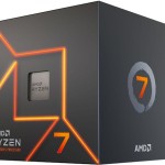 AMD Ryzen 7 7700 3.8GHz Επεξεργαστής 8 Πυρήνων για Socket AM5 σε Κουτί με Ψύκτρα