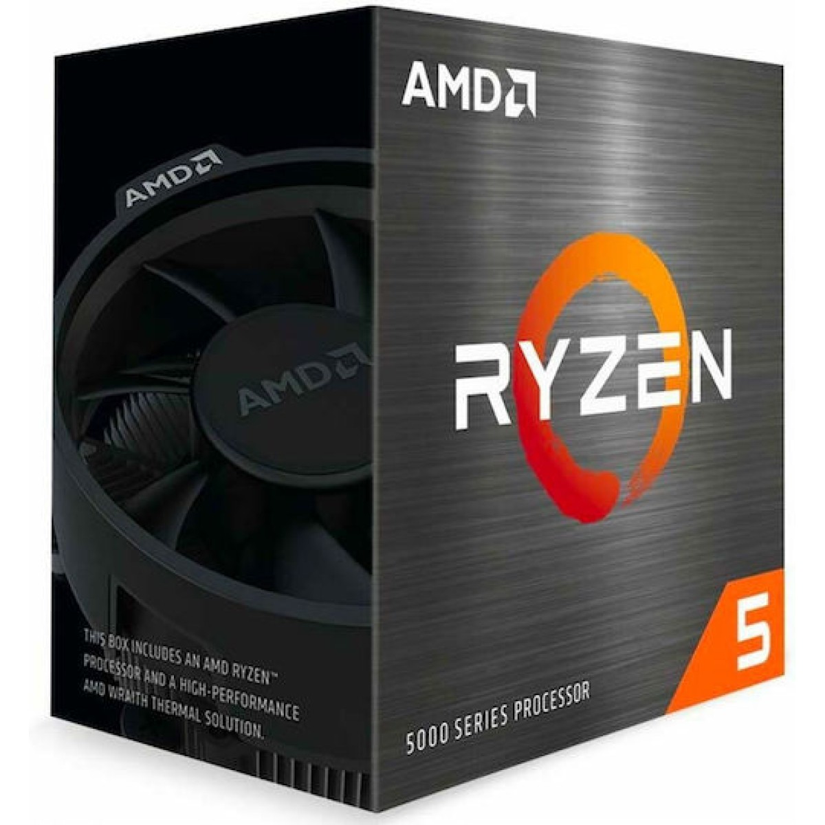 AMD Ryzen 5 5600 3.5GHz Επεξεργαστής 6 Πυρήνων για Socket AM4 σε Κουτί με Ψύκτρα