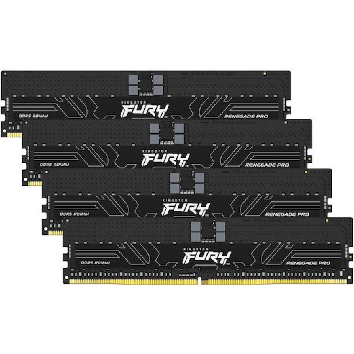 Kingston Fury Renegade Pro DDR5 128GB RAM με 4x32GB Modules και Ταχύτητα 5600 για Desktop