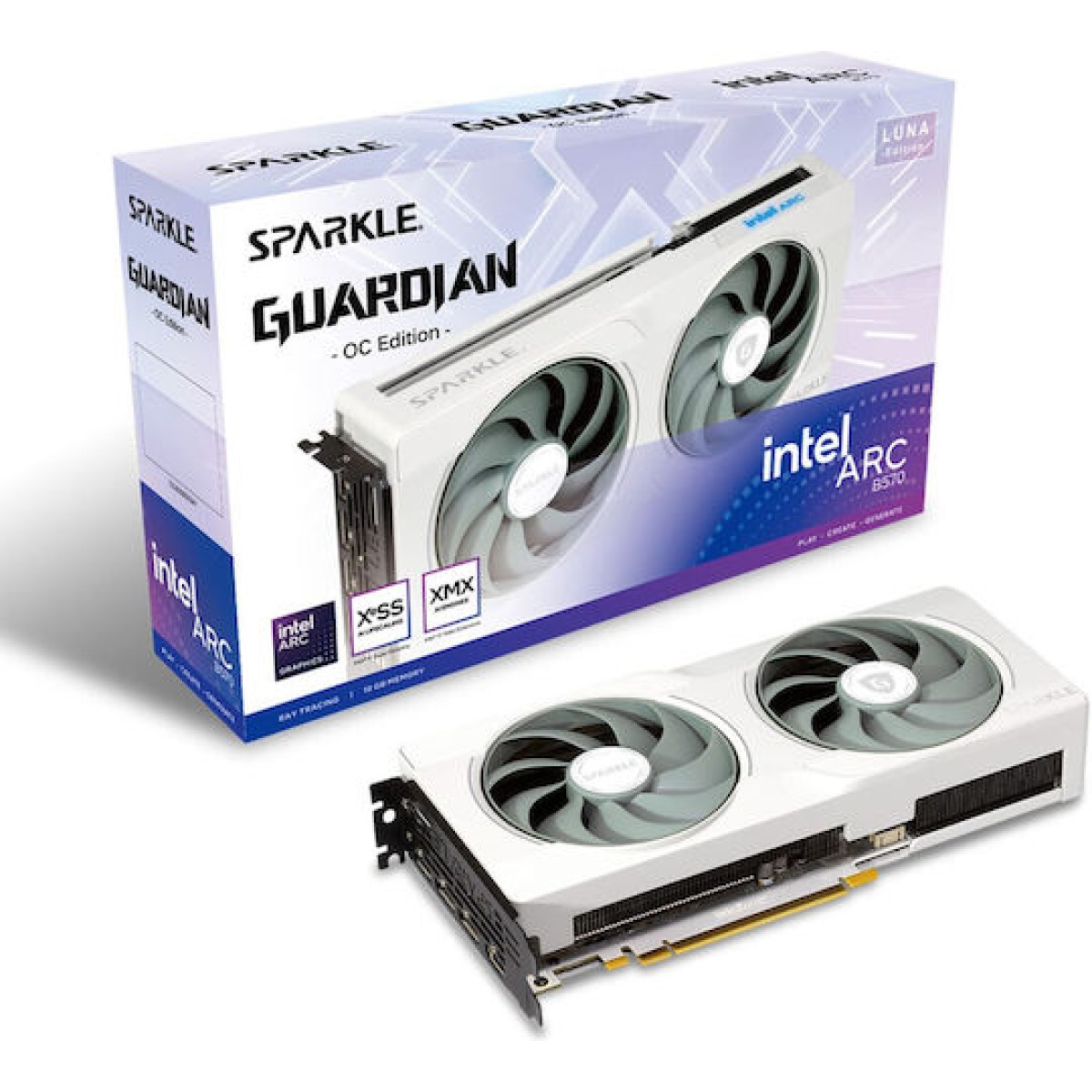 Sparkle ARC B570 10GB GDDR6 GUARDIAN LUNA OC Κάρτα Γραφικών