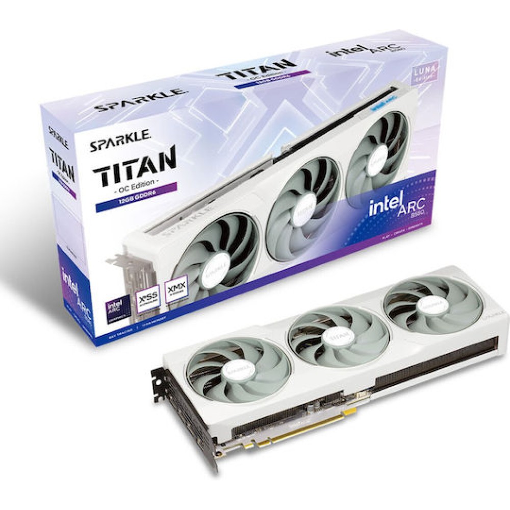 Sparkle ARC B580 12GB GDDR6 Titan Luna OC Κάρτα Γραφικών