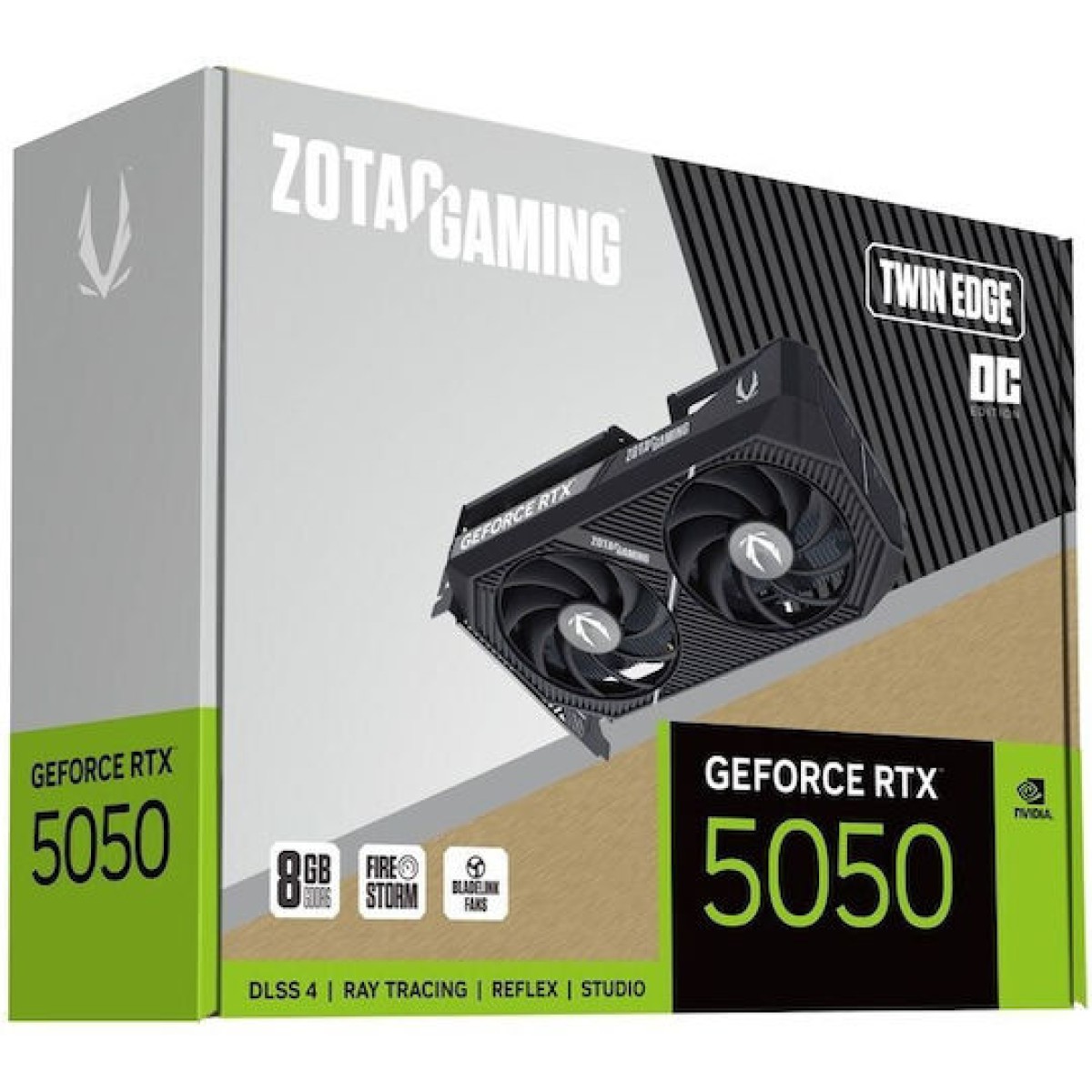 Zotac GeForce RTX 5050 8GB GDDR6 Twin Edge OC Κάρτα Γραφικών