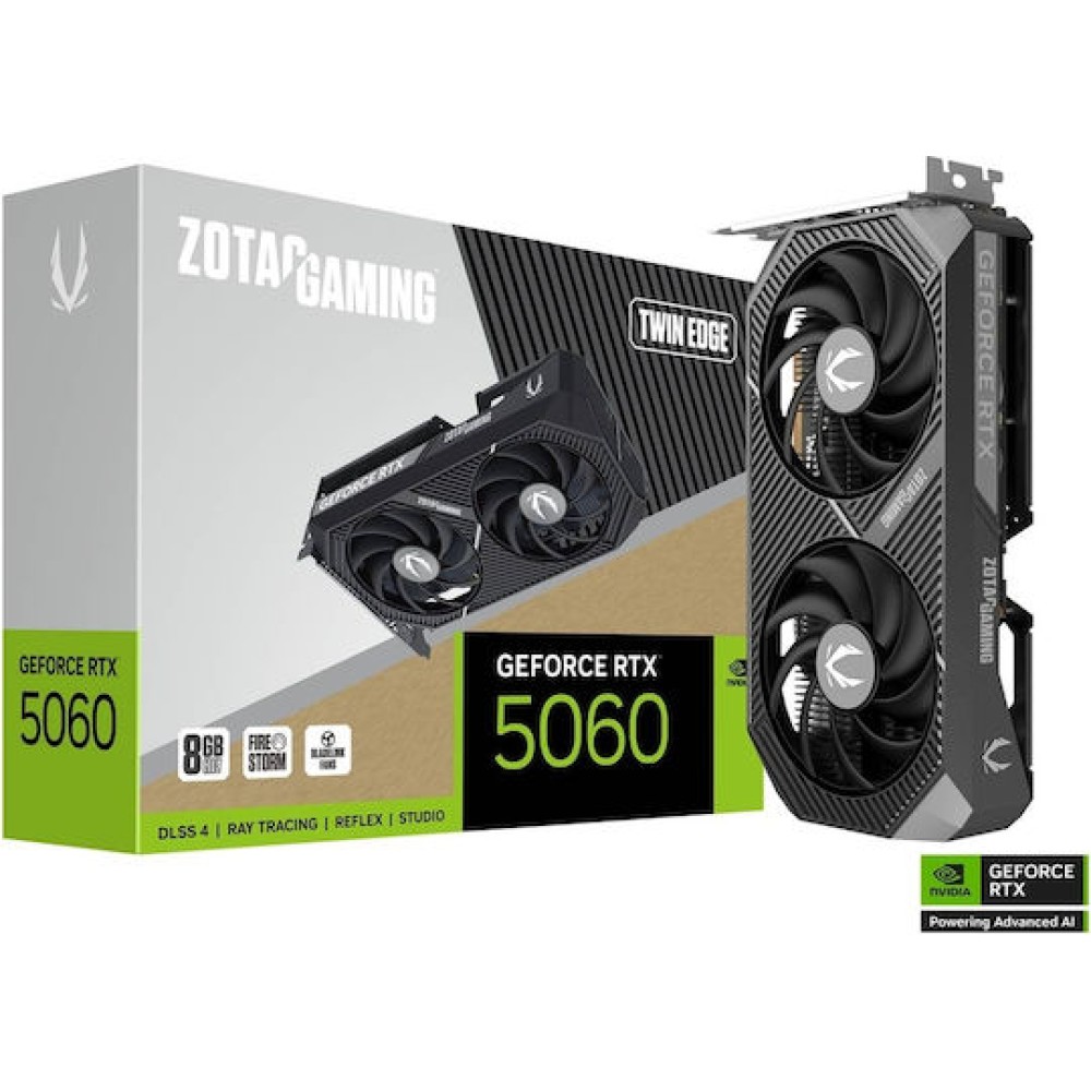 Zotac GeForce RTX 5060 8GB GDDR7 Twin Edge Κάρτα Γραφικών