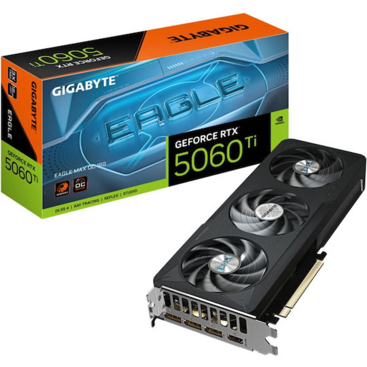 Gigabyte GeForce RTX 5060 Ti 16GB GDDR7 EAGLE MAX OC Κάρτα Γραφικών