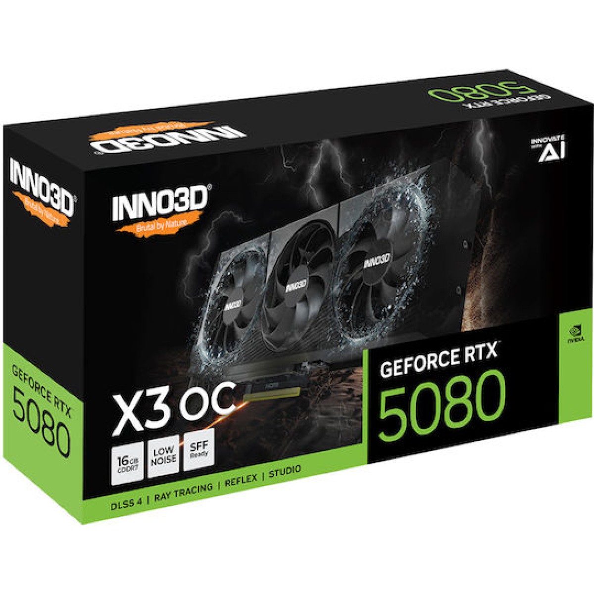 Inno 3D GeForce RTX 5080 16GB GDDR7 X3 OC Κάρτα Γραφικών
