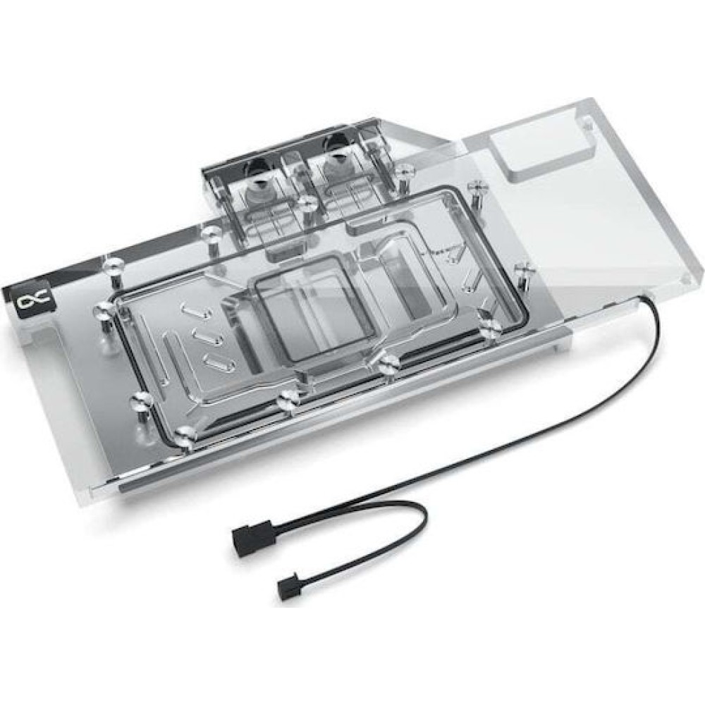 Alphacool Alphacool Eisblock Aurora Radeon Rx 7800 Xt Re Backplate Ακρυλικό + Νικέλιο