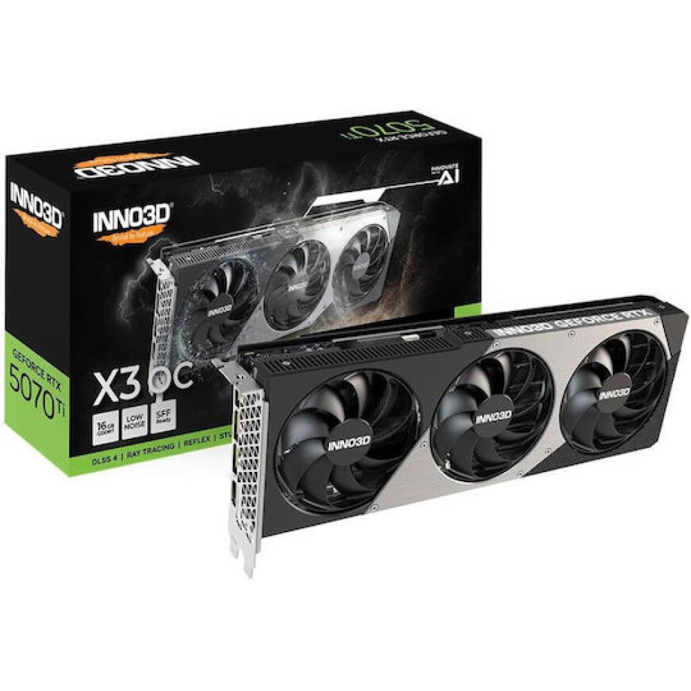 Inno 3D GeForce RTX 5070 Ti 16GB GDDR7 X3 OC Κάρτα Γραφικών
