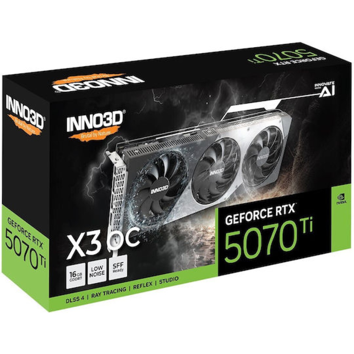 Inno 3D GeForce RTX 5070 Ti 16GB GDDR7 X3 OC Κάρτα Γραφικών