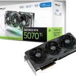 PNY GeForce RTX 5070 Ti 16GB GDDR7 Overclocked Triple Fan Plus Κάρτα Γραφικών
