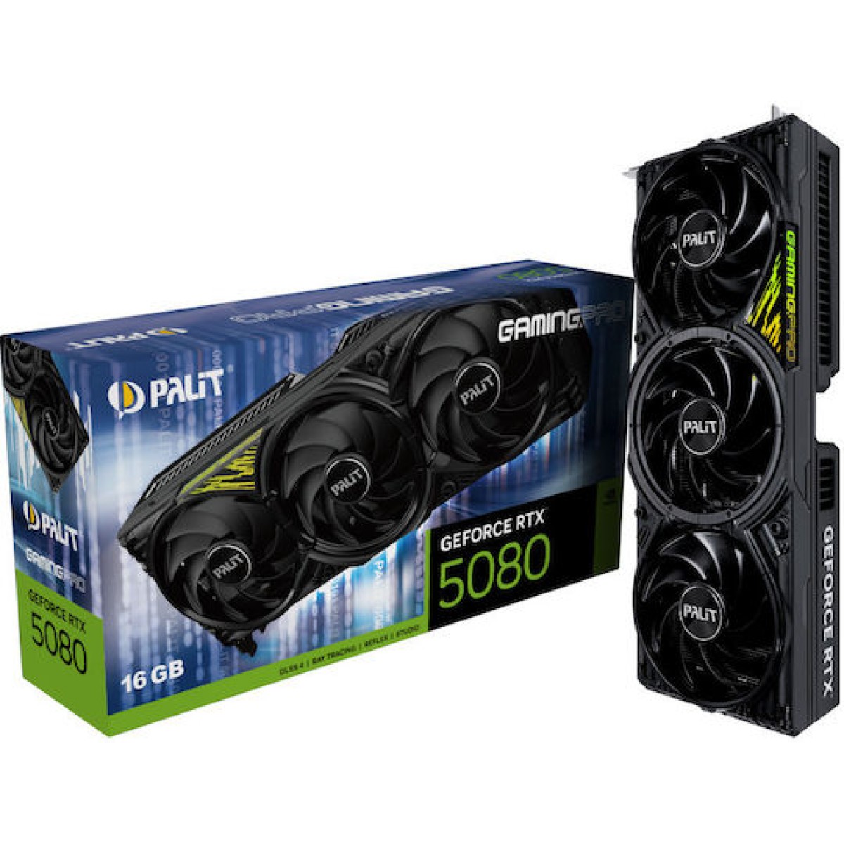 Palit GeForce RTX 5080 rev. 1.0 16GB GDDR7 Κάρτα Γραφικών