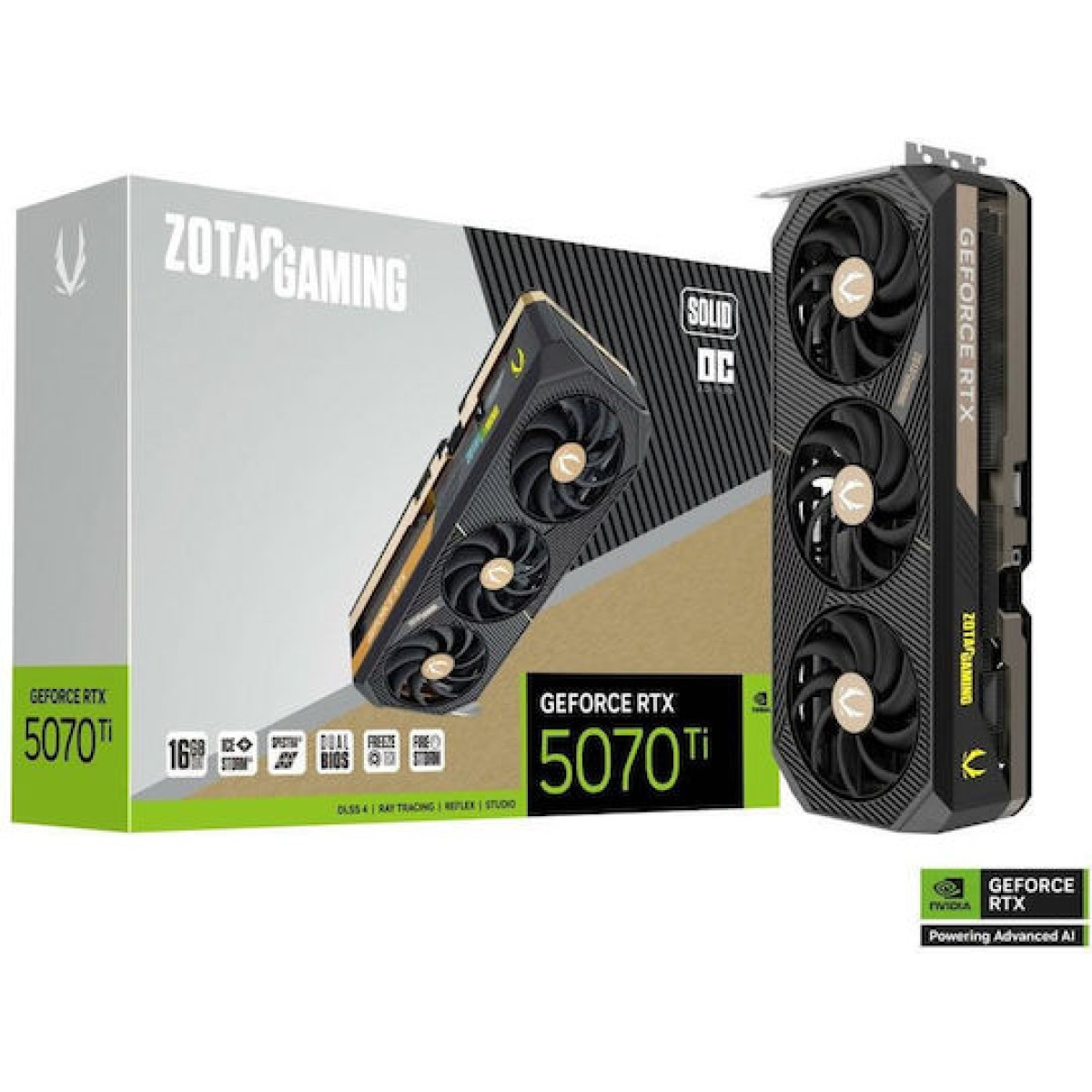 Zotac GeForce RTX 5070 Ti 16GB GDDR7 Κάρτα Γραφικών