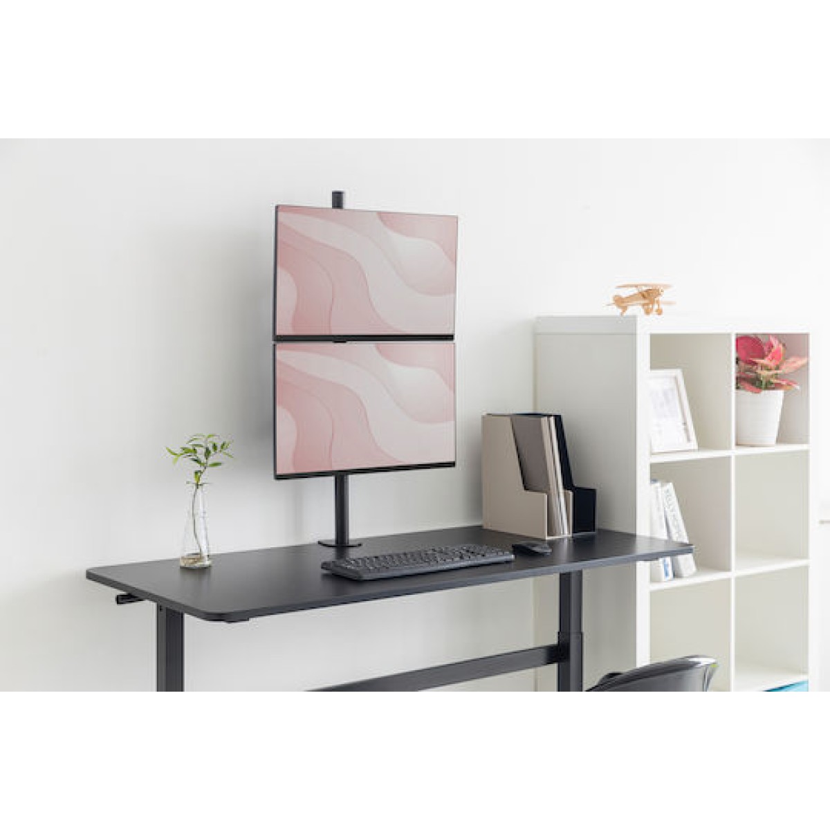 Digitus Επιτραπέζια Βάση για 2 Οθόνες έως 32