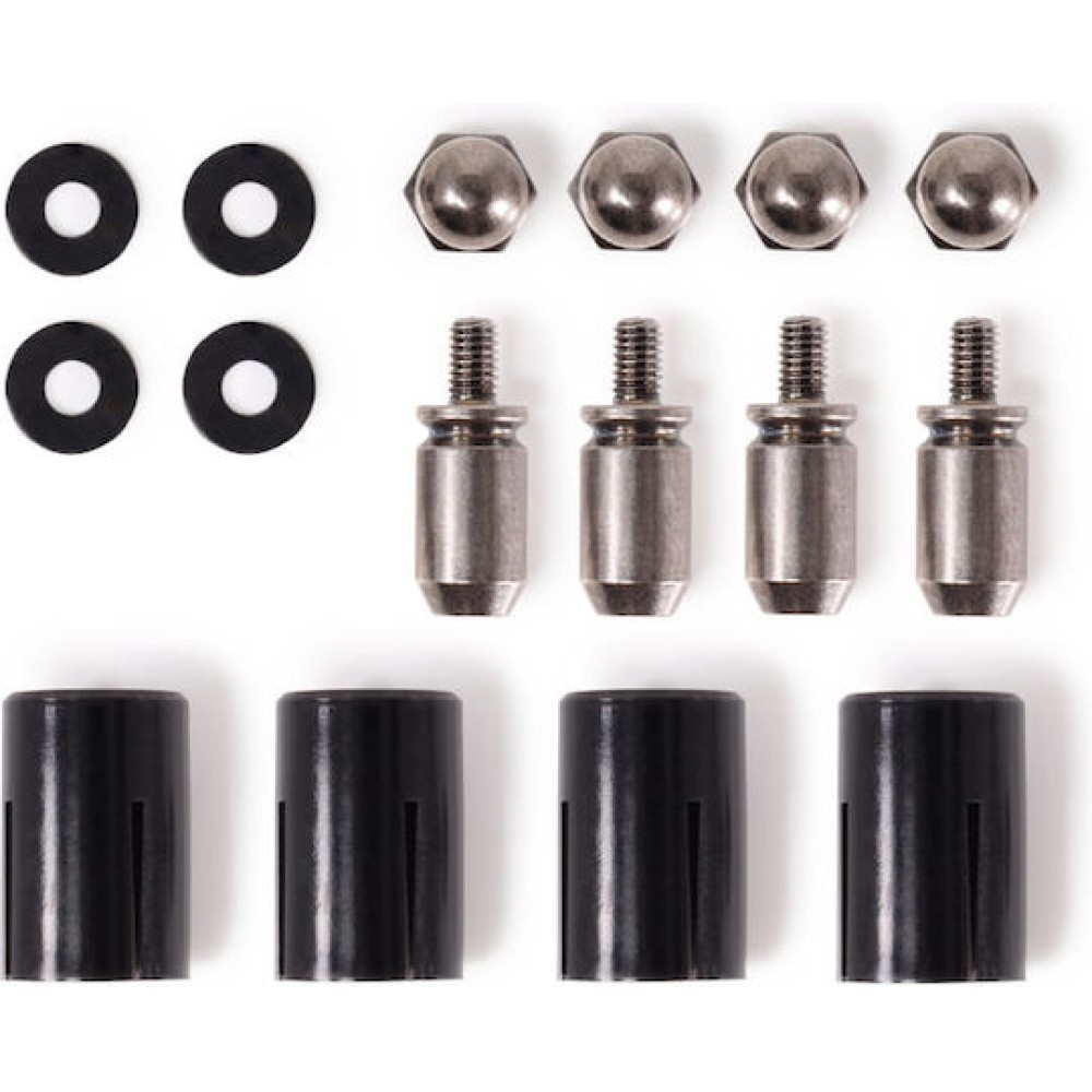 Alphacool Core Push Mounting 17mm M3/m4/unc 6-32 Set 4x Γκρι