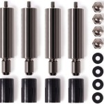 Alphacool Core Push Mounting 50mm M3/m4/unc 6-32 Set 4x Ασημί